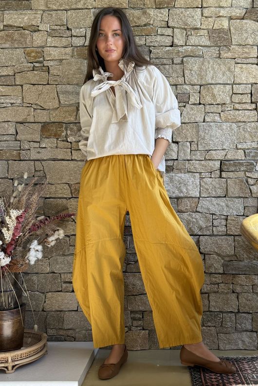 Paloma Classic Barrel Pant Indian Yellow